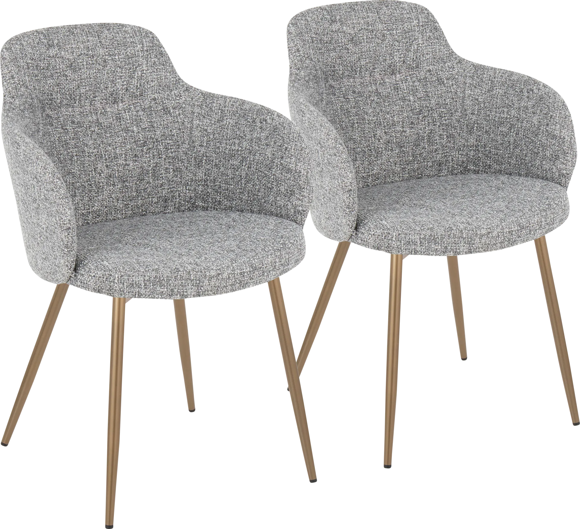 Waneden II Gray Side Chair, Set of 2 - Image 1