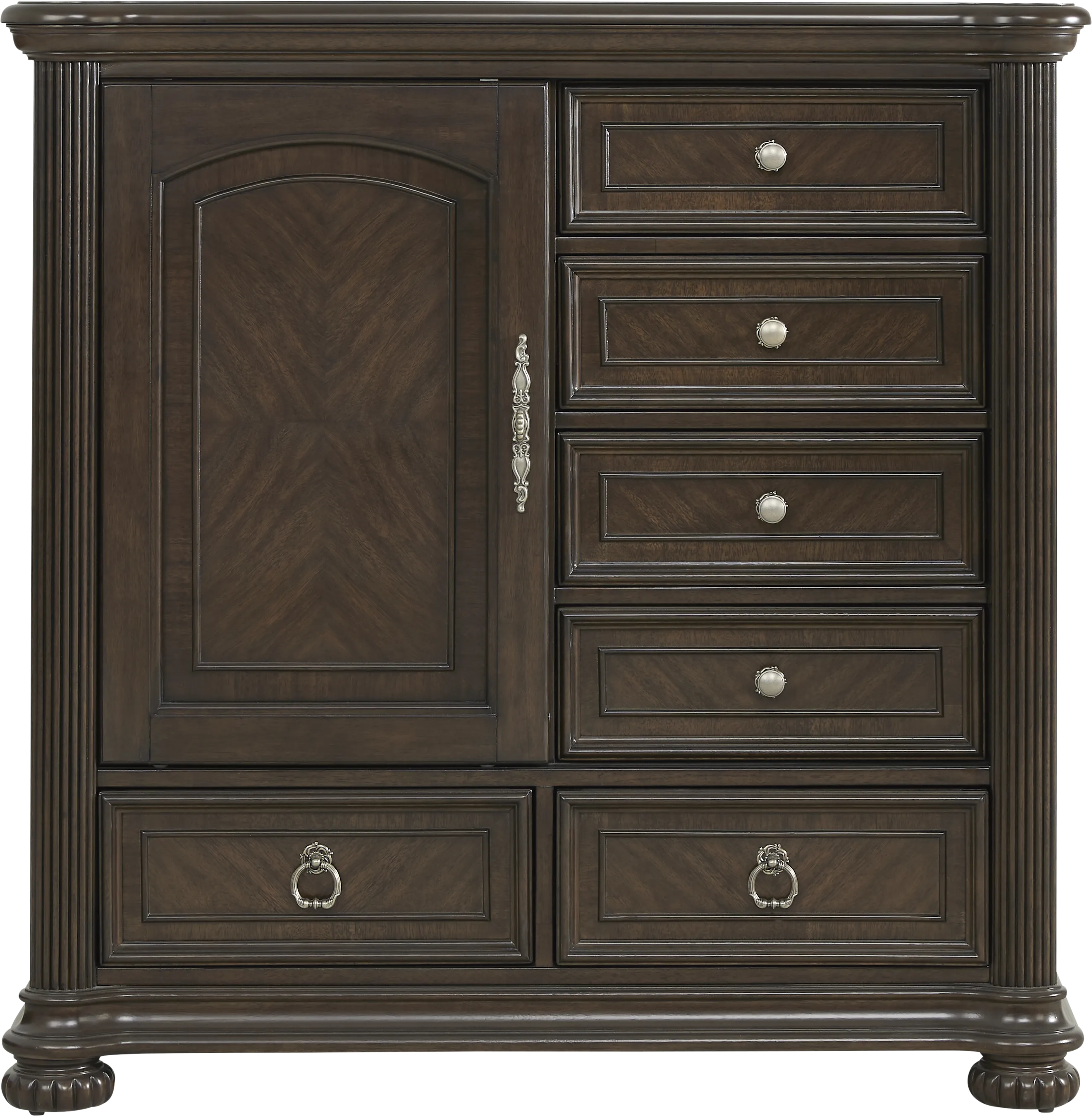 Gallagher Avenue Brown Sliding Door Chest - Thumbnail - Image 1