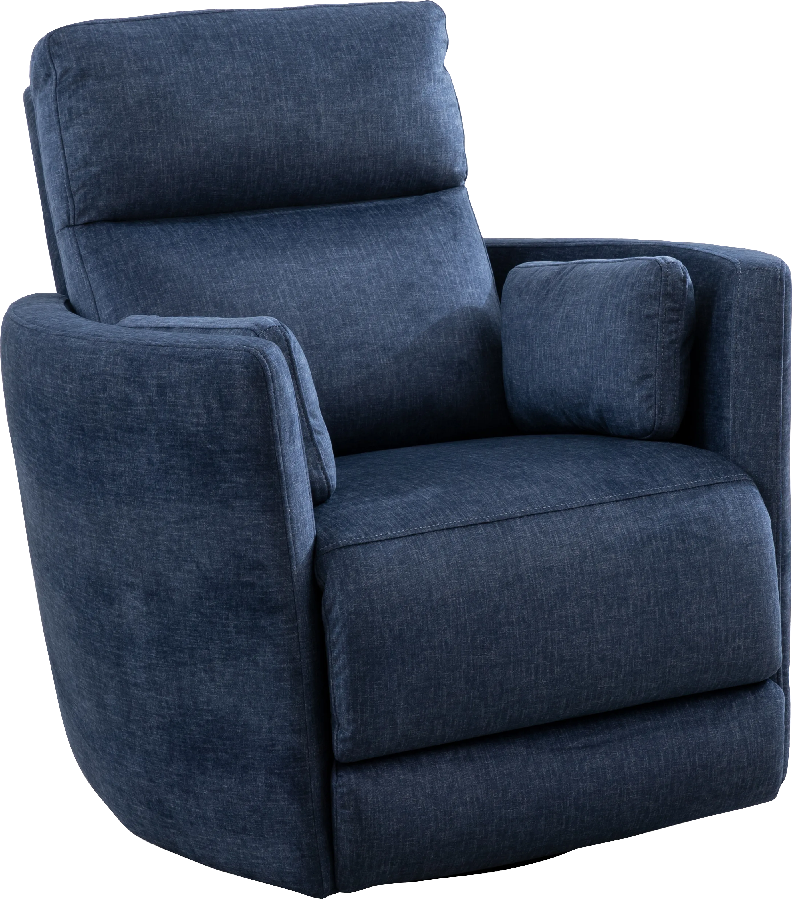 Tomlin Blue Swivel Glider Recliner - Thumbnail - Image 1