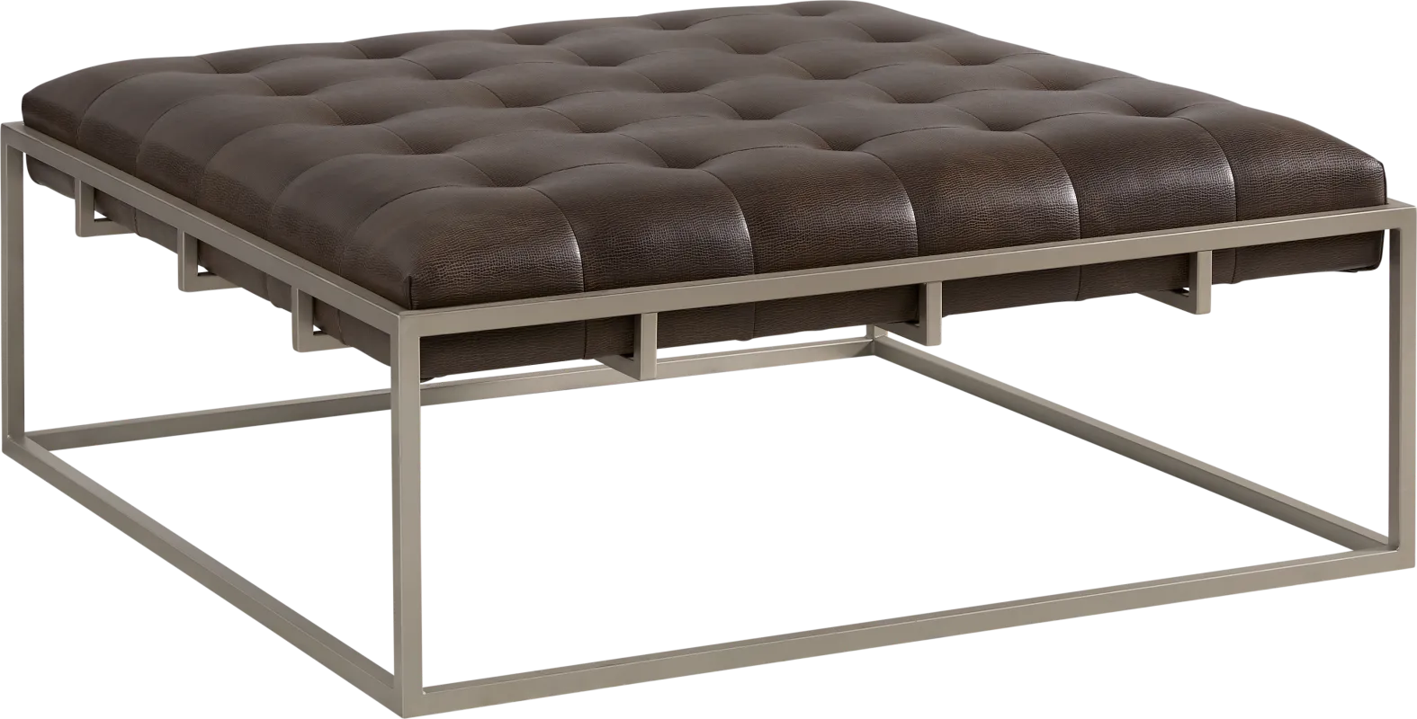 Vezelay Brown Upholstered Cocktail Table