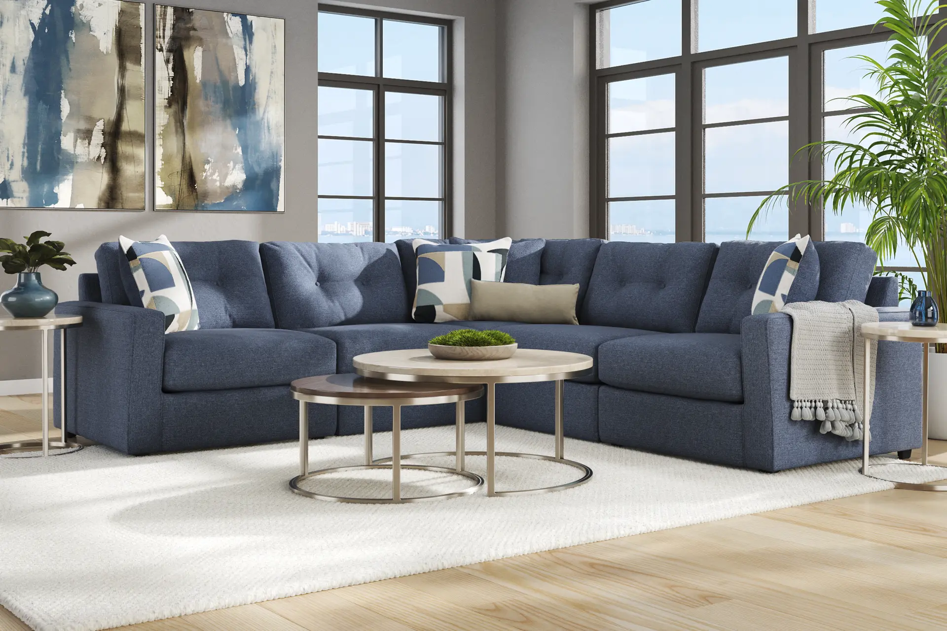 Dark Blue 5 Pc ModularOne