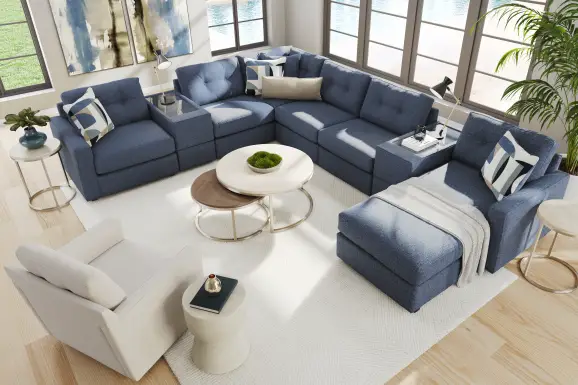 Dark Blue 8 Pc ModularOne