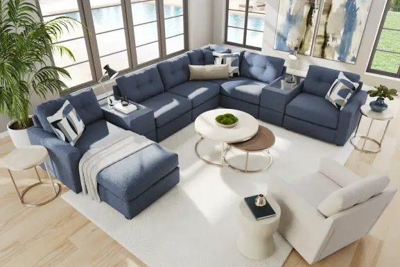 Dark Blue 8 Pc ModularOne