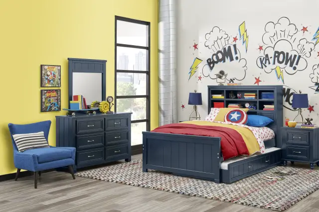 Cottage Colors Navy Dresser | Rooms to Go Cottage Colors Navy Dresser | Rooms to Go