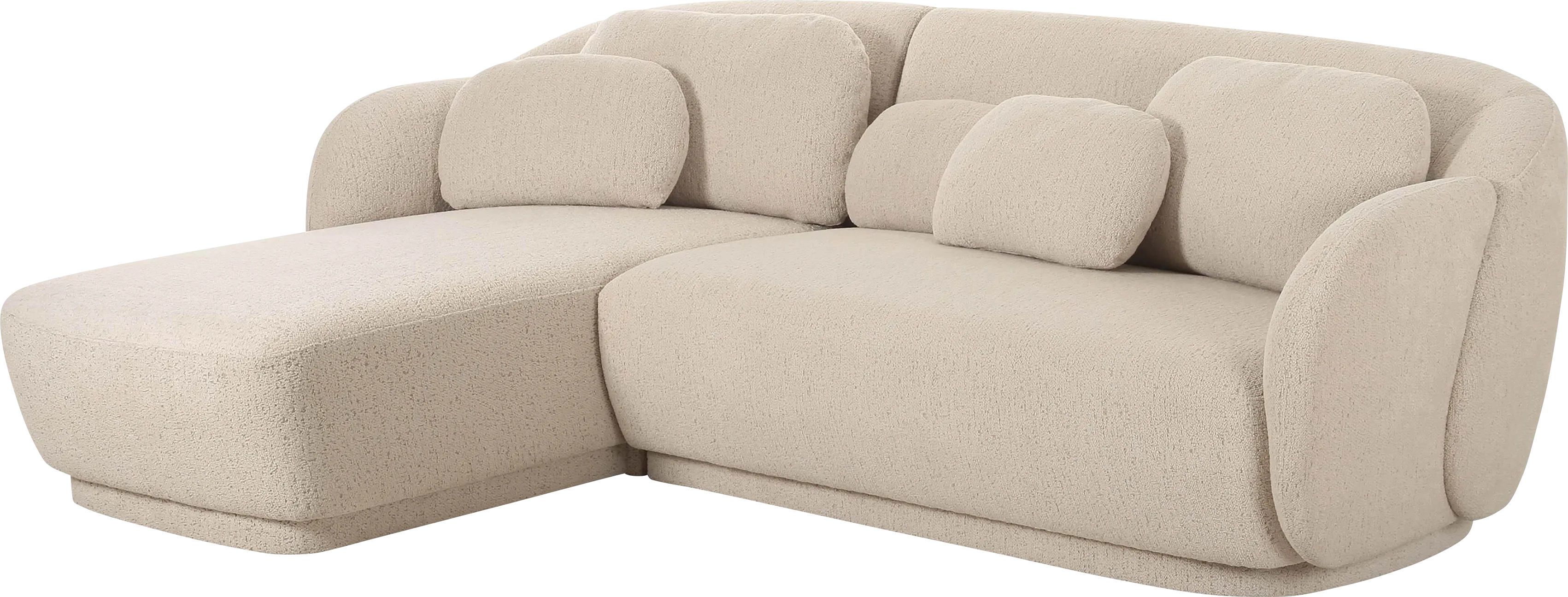 Daisylea Cream 2 Pc Left Arm Chaise Sectional