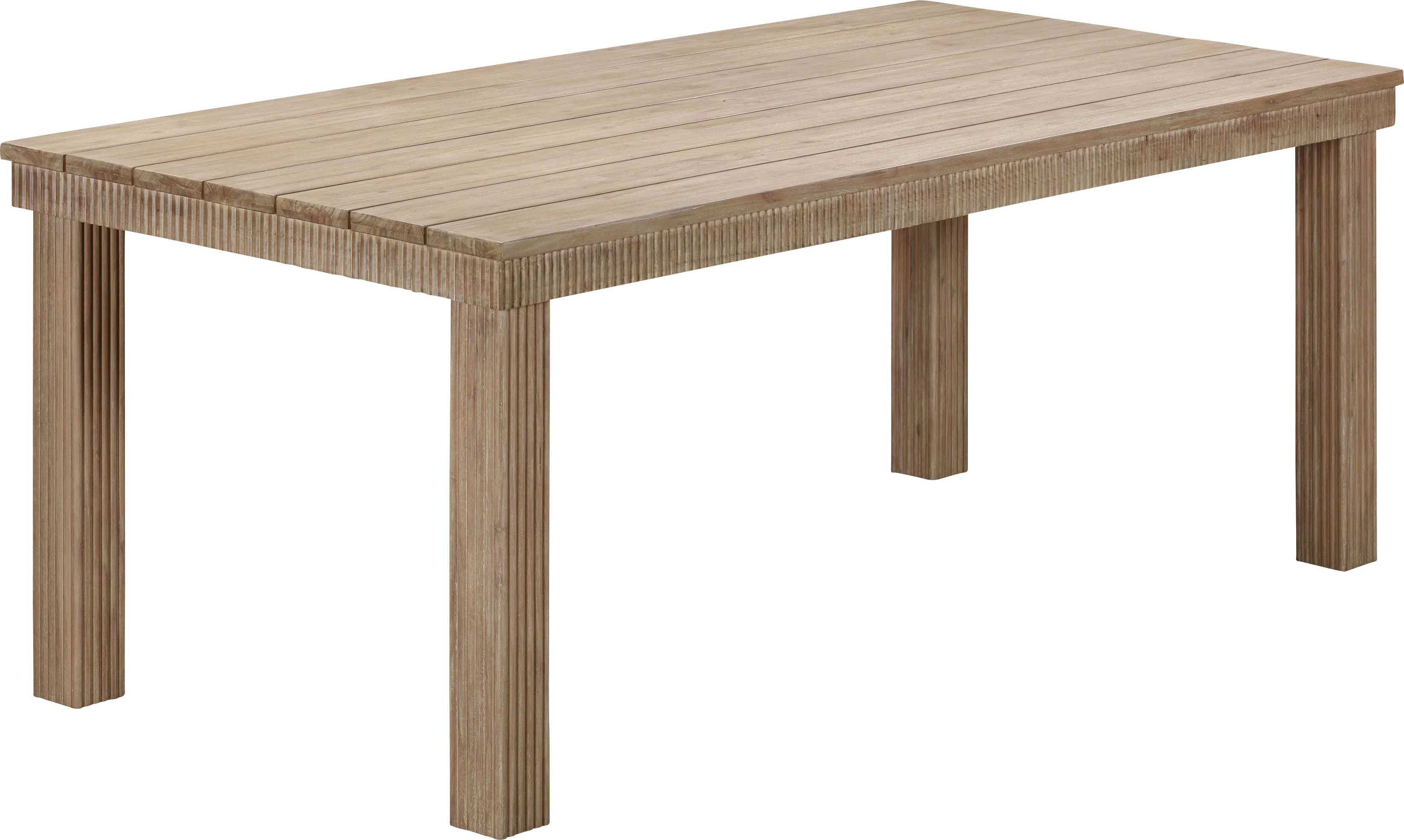 Outdoor Sodhi Brown 75 in. Dining Table - Thumbnail - Image 1