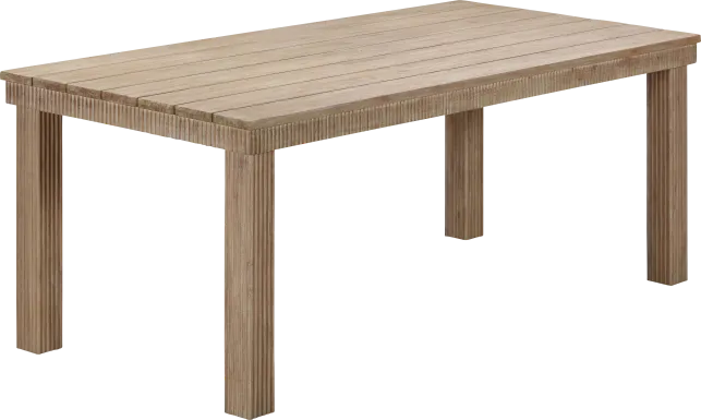 Outdoor Sodhi Brown 75 in. Dining Table