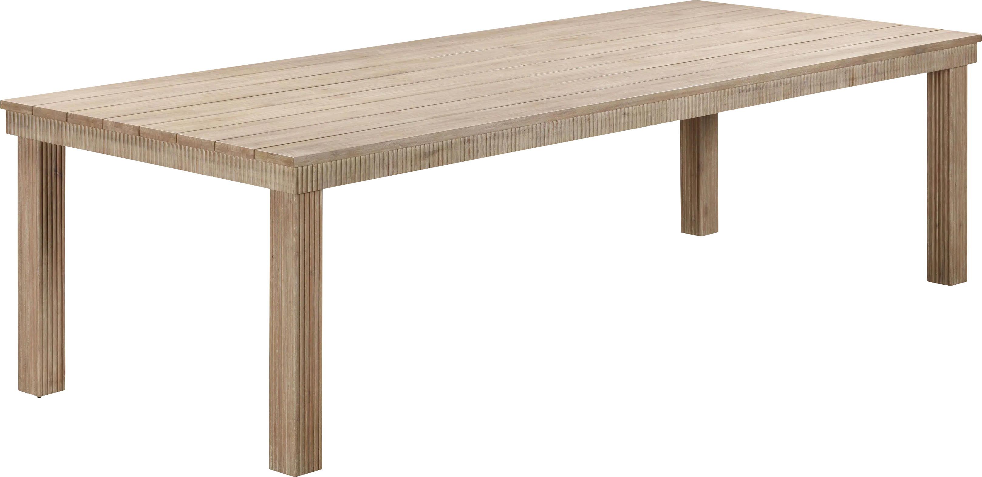 Outdoor Sodhi Brown 108 in. Dining Table - Thumbnail - Image 1