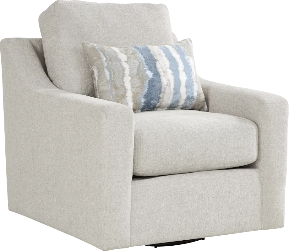 Cynthia Dove Swivel Chair