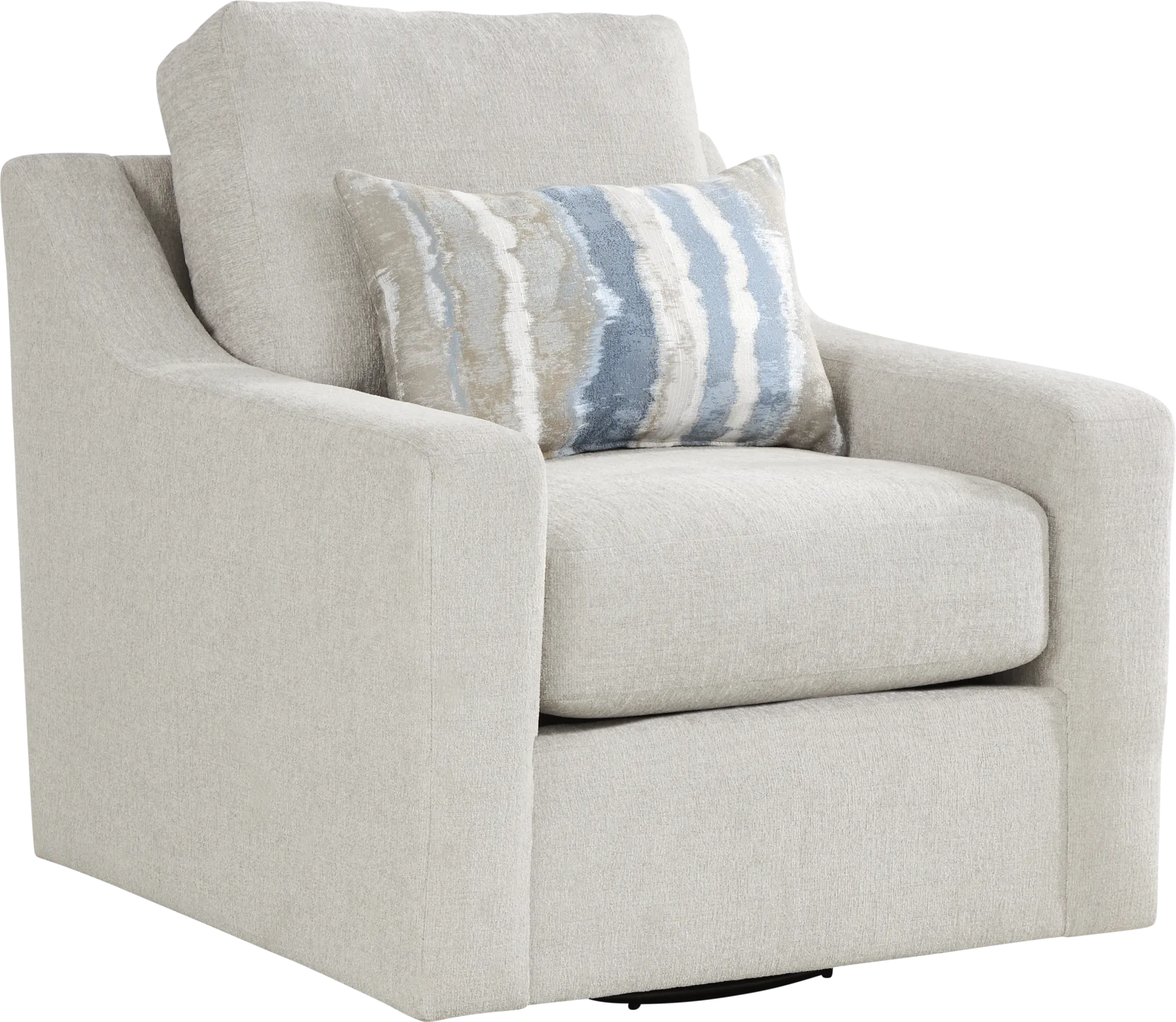 Cynthia Dove Swivel Chair - Image 1