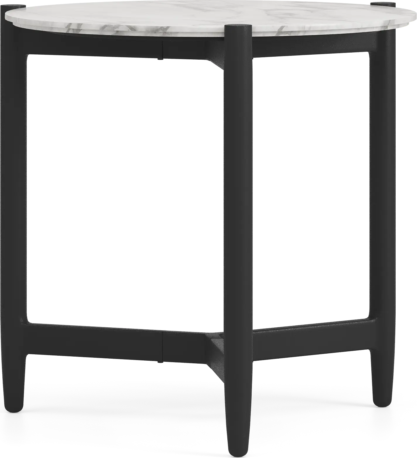Harlowe Black Outdoor End Table