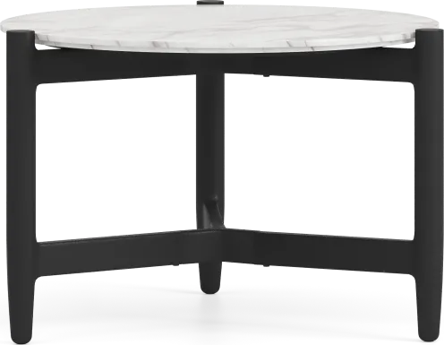 Harlowe Black Small Nesting Outdoor Cocktail Table