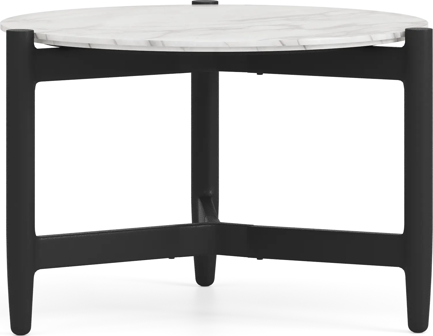 Harlowe Black Small Nesting Outdoor Cocktail Table