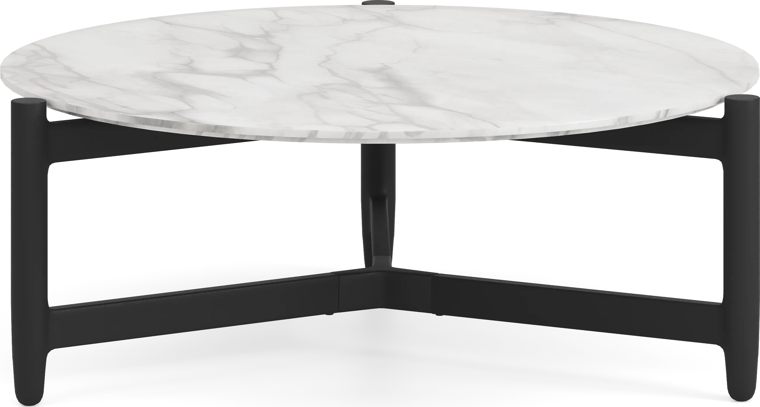 Harlowe Black Large Nesting Outdoor Cocktail Table - Thumbnail - Image 1