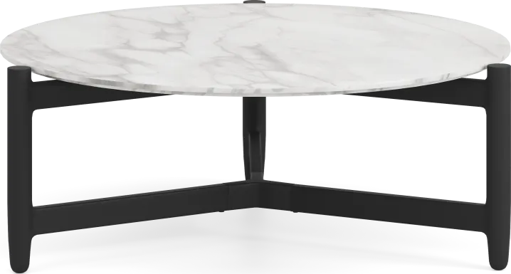Harlowe Black Large Nesting Outdoor Cocktail Table