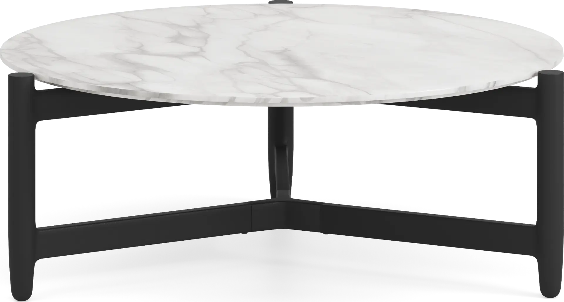 Harlowe Black Large Nesting Outdoor Cocktail Table