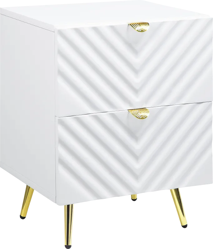 Bonvillian White Nightstand