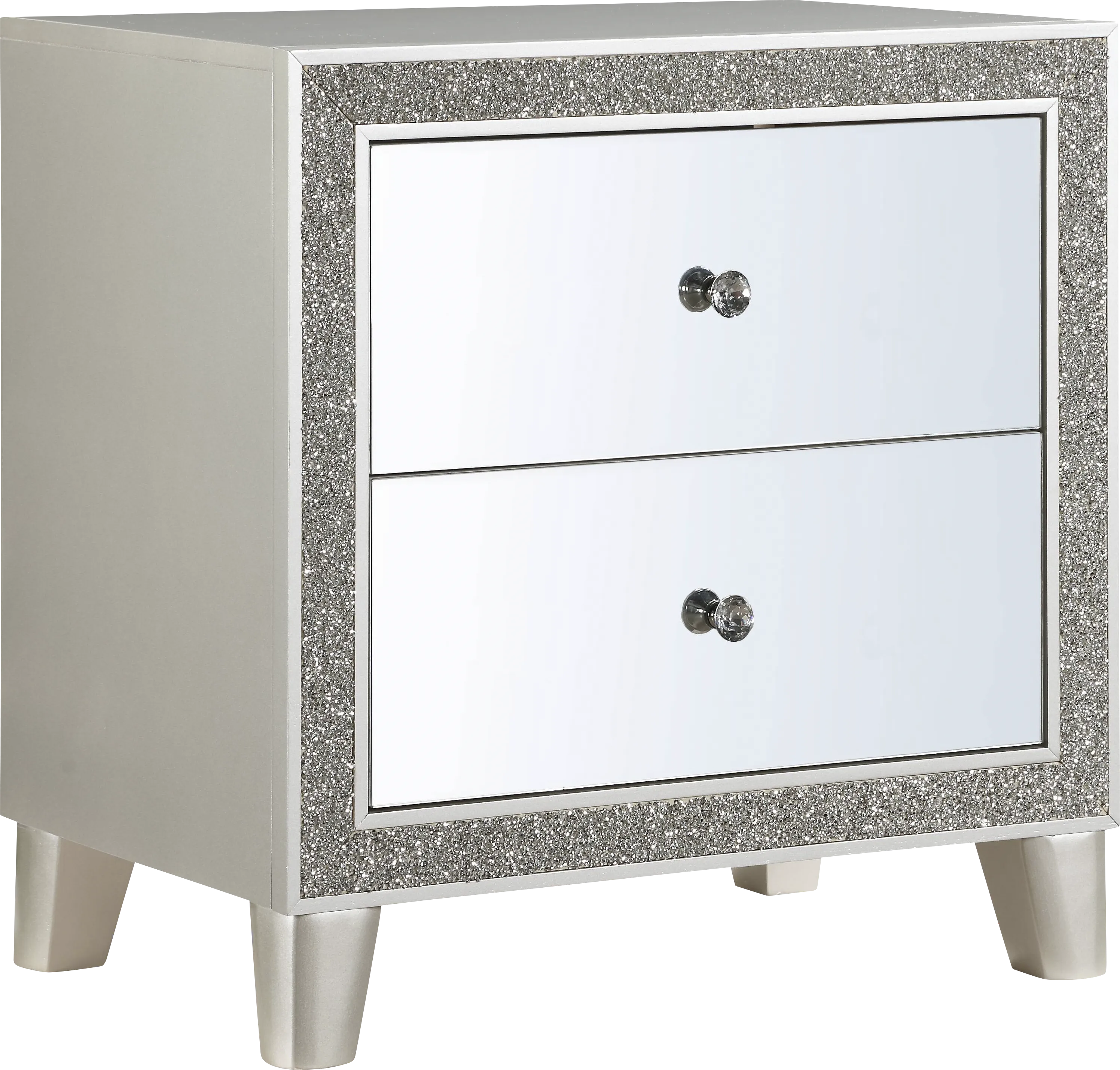 Desiles Champagne Nightstand
