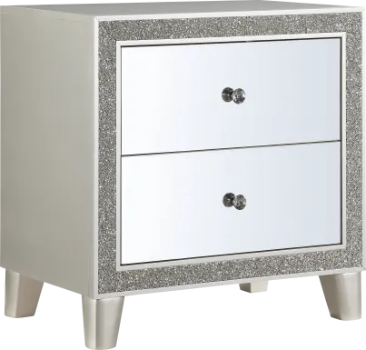 Desiles Champagne Nightstand