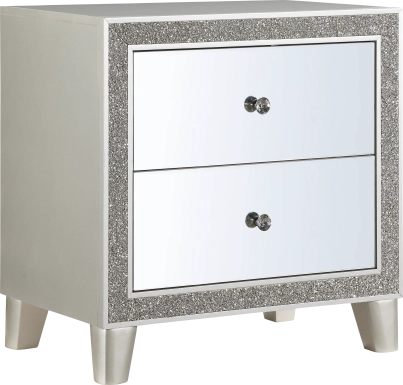 Desiles Champagne Nightstand