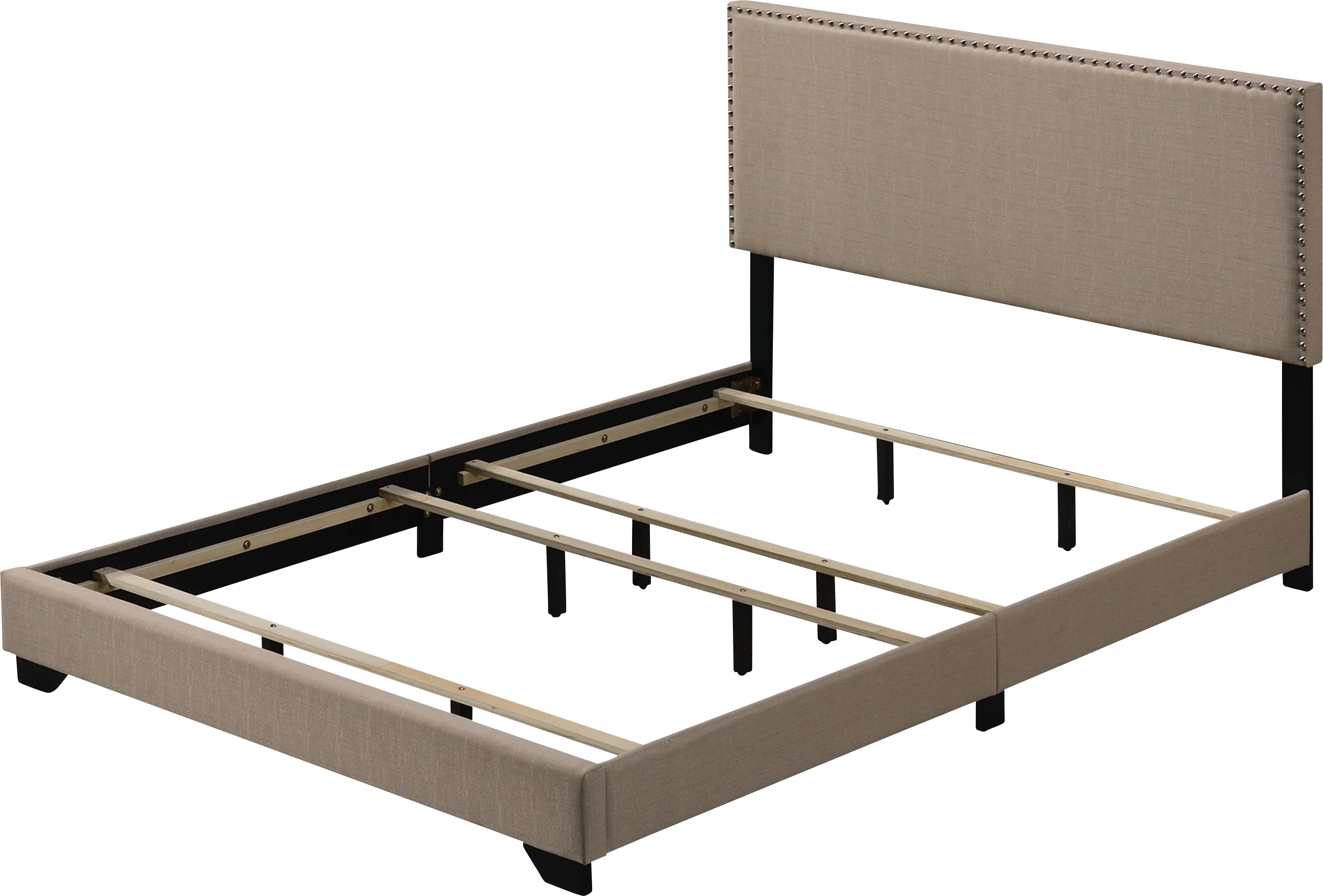 Domangue Beige Queen Bed - Thumbnail - Image 1