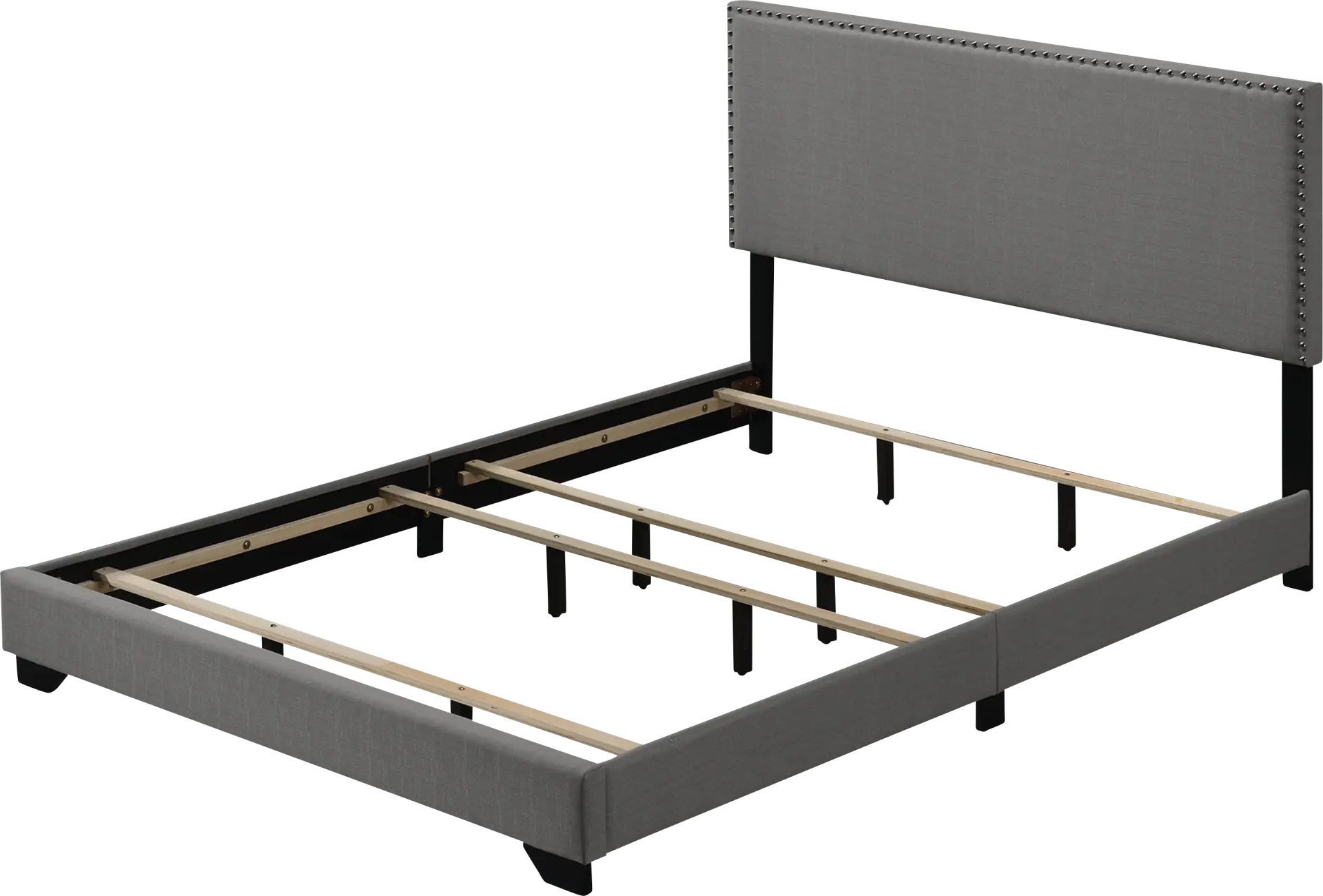 Domangue Light Gray Queen Bed