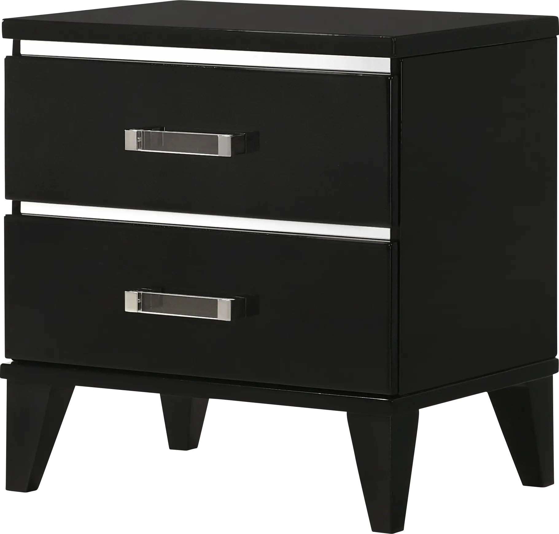 Marcaibo Black Nightstand
