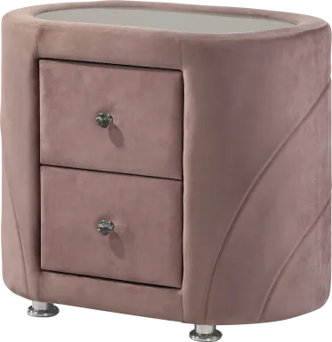 Pontiff Pink Nightstand