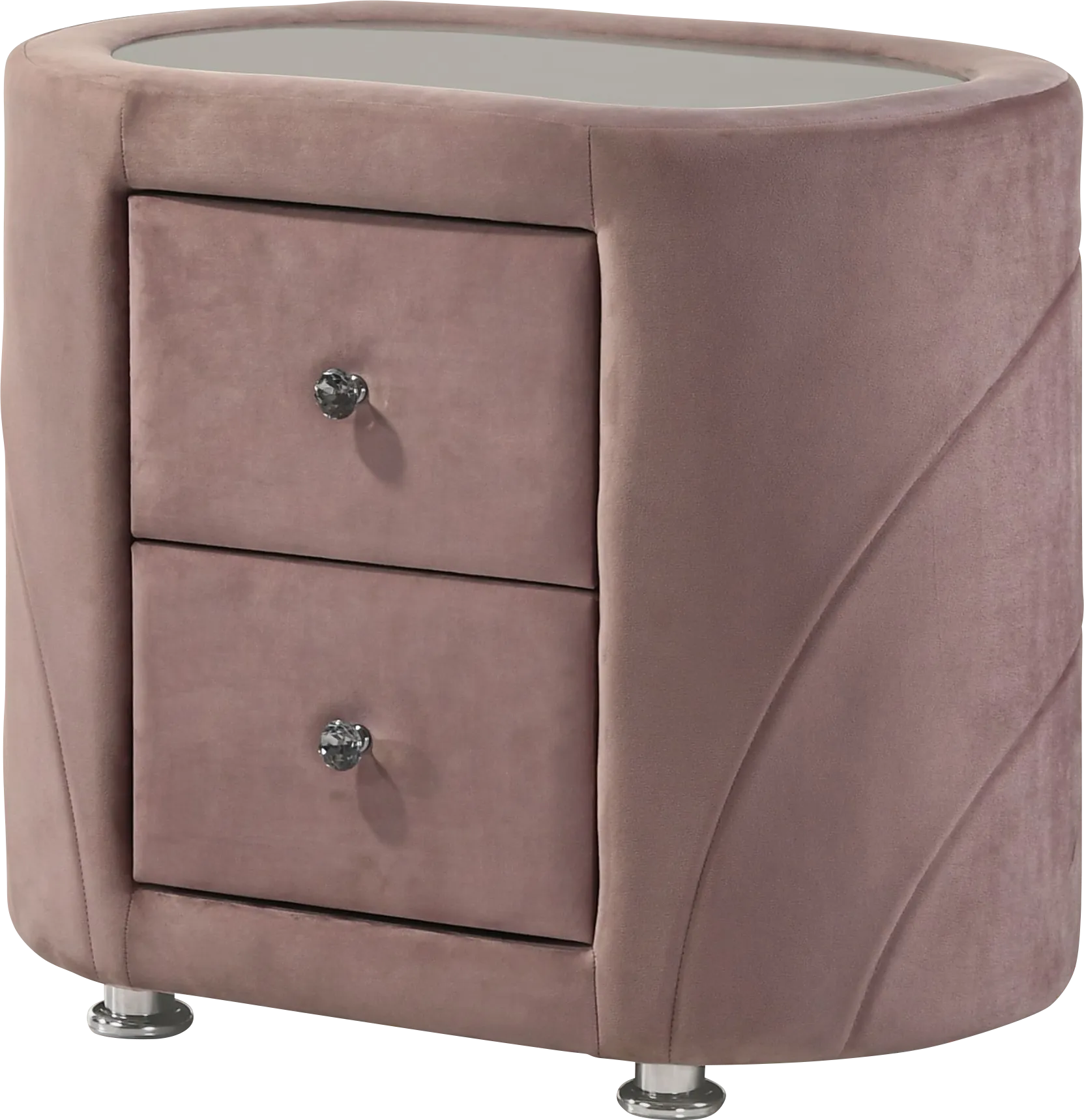 Pontiff Pink Nightstand - Image 1