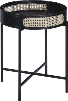 Ravensaide Black End Table