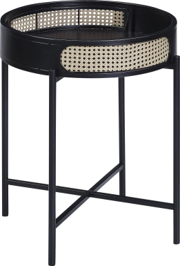 Ravensaide Black End Table