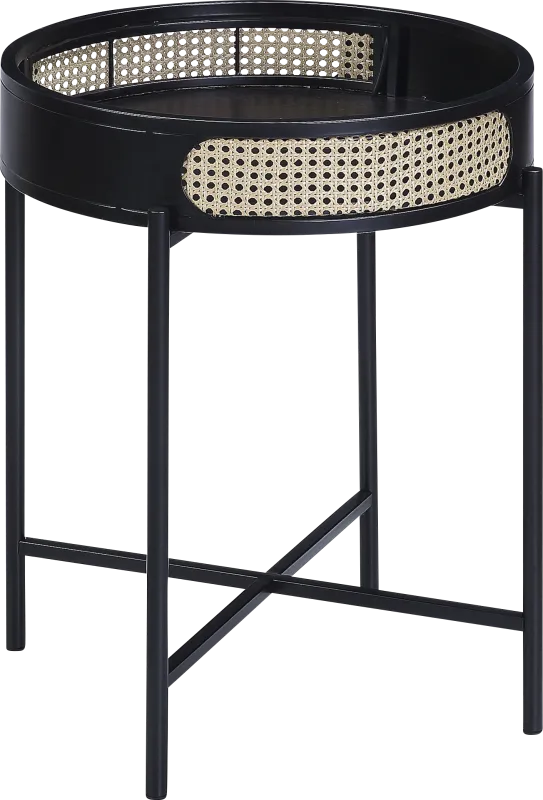 Ravensaide Black End Table