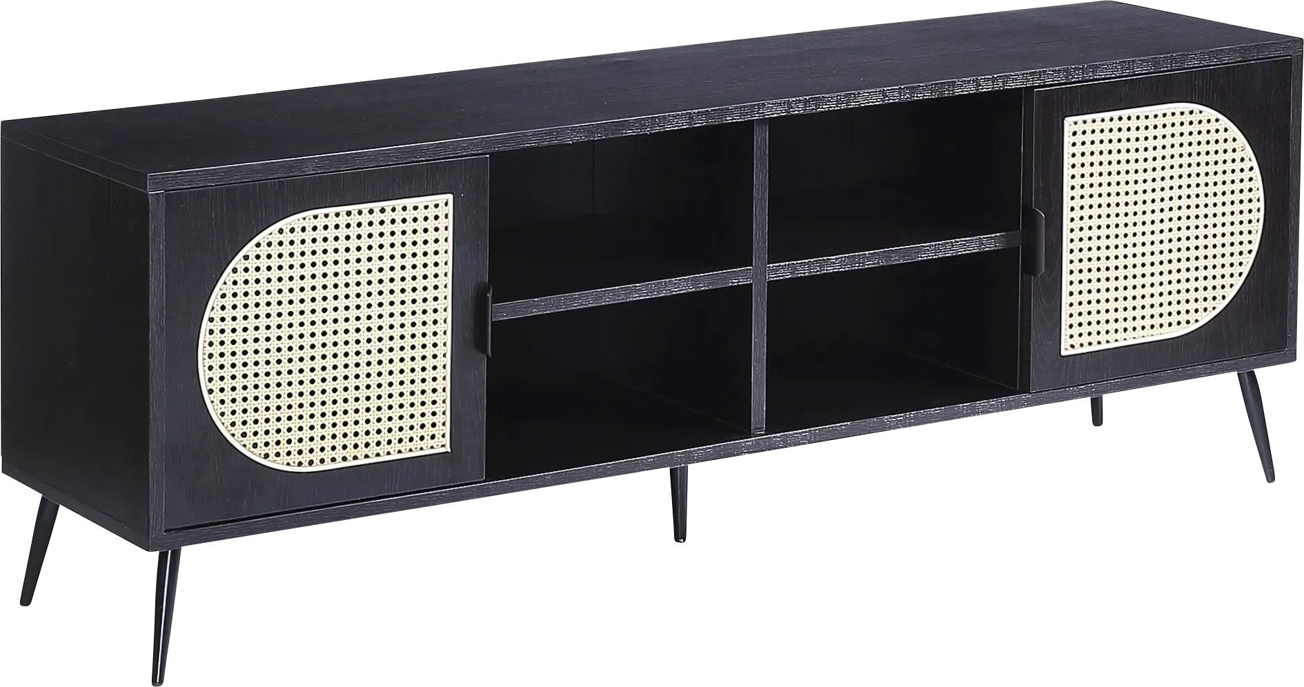Ravensaide Black 60 in. Console - Image 1