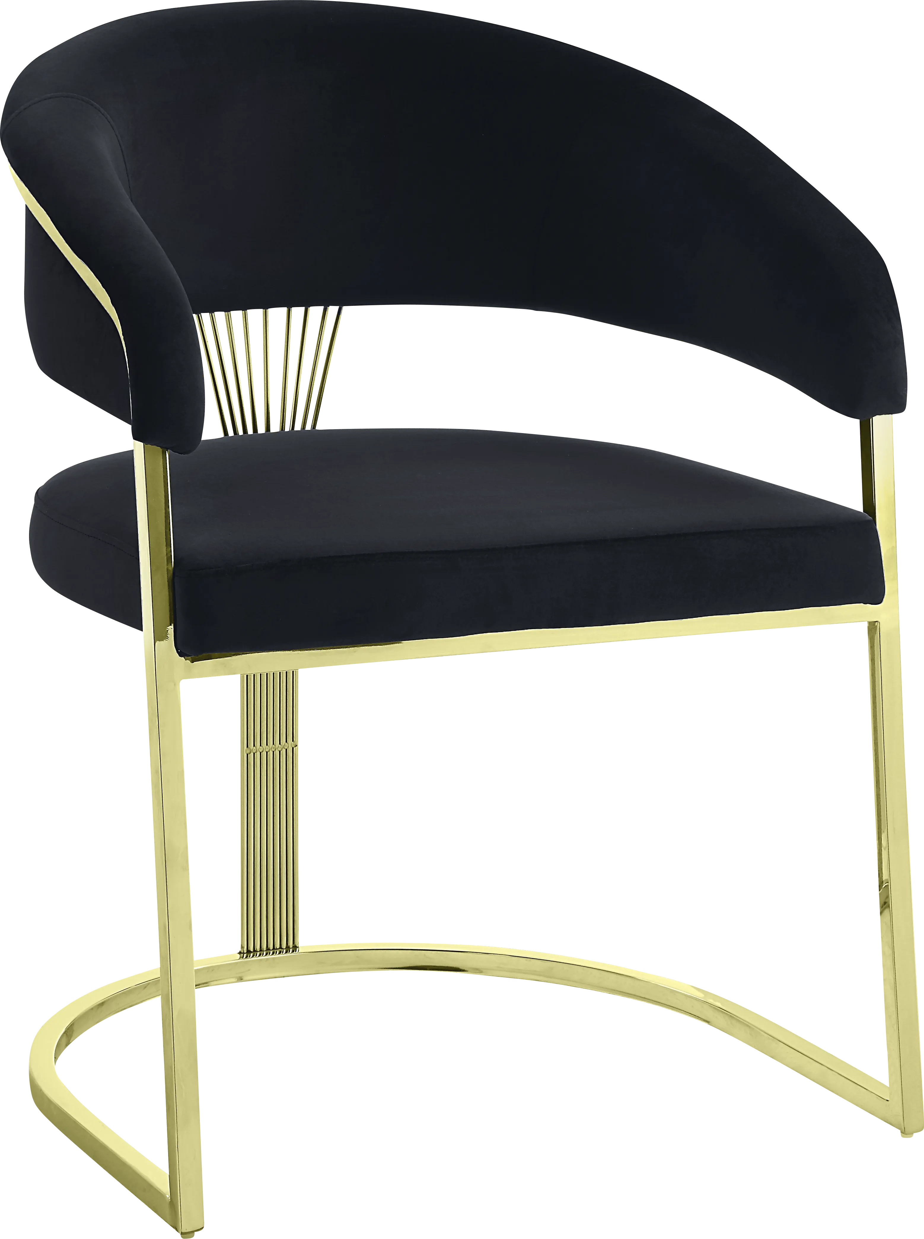 Saadi Black Arm Chair