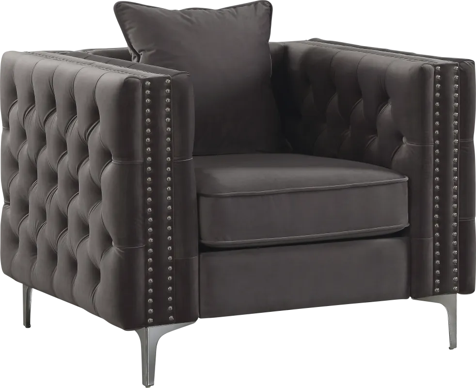 Staceyvette Dark Gray Accent Chair