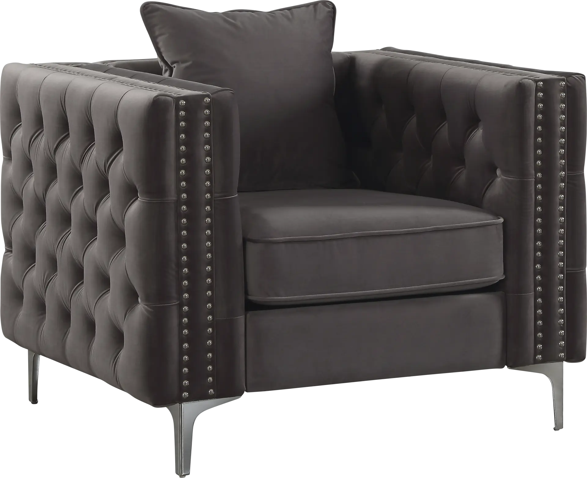 Staceyvette Dark Gray Accent Chair