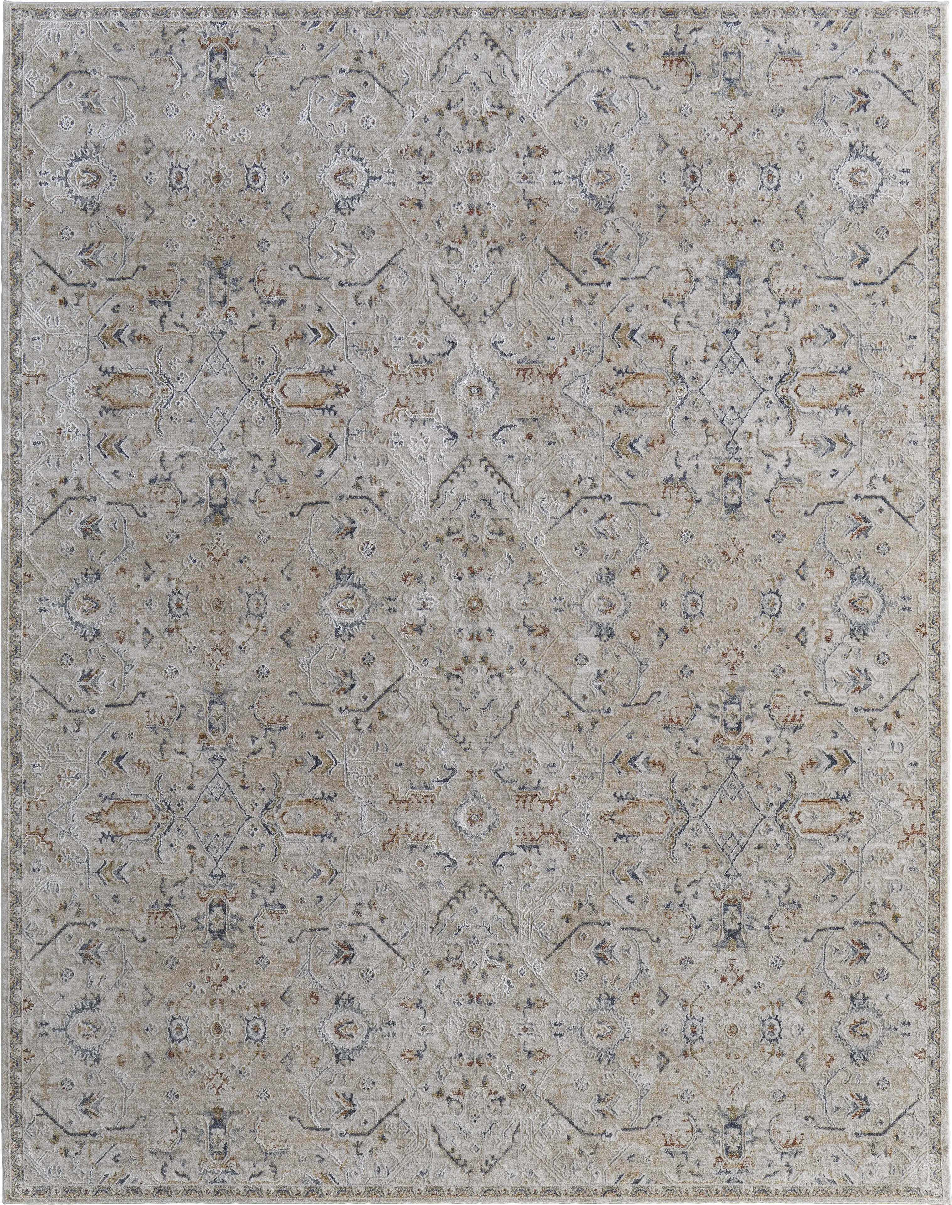 Hardara Taupe 7'10 x 10'3 Rug - Thumbnail - Image 1