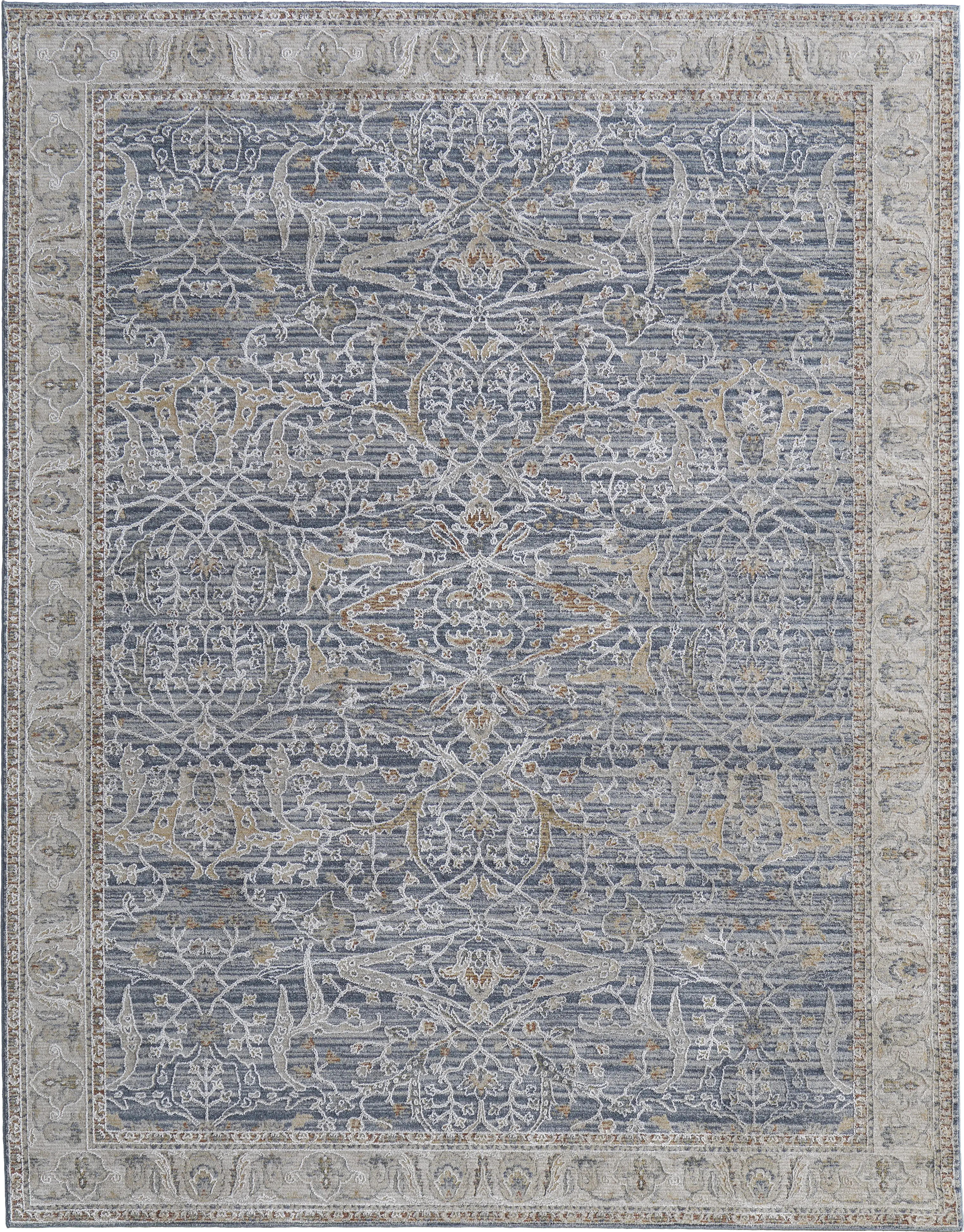 Warissa Blue 7'10 x 10'3 Rug - Thumbnail - Image 1
