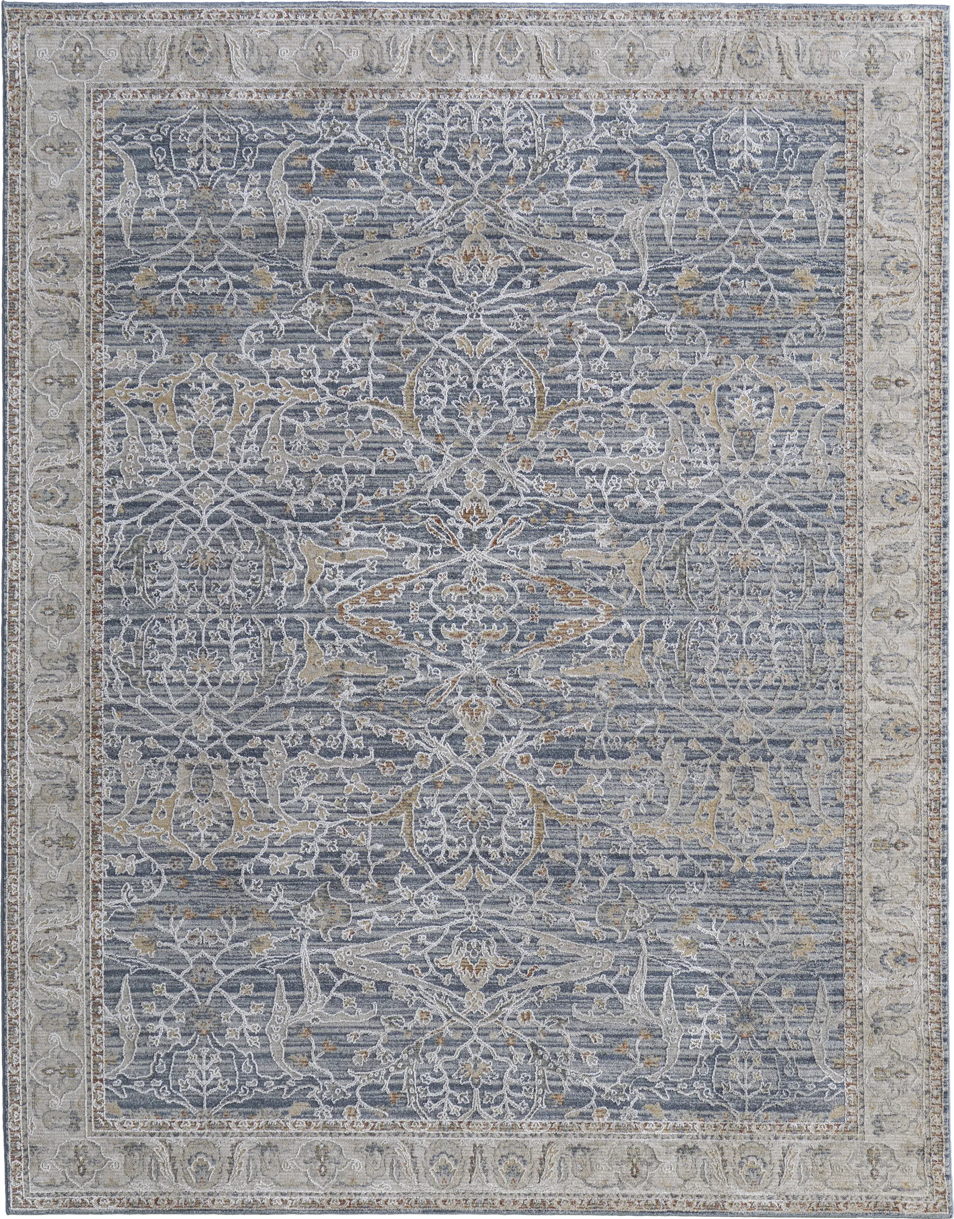 Warissa Blue 7'10 x 10'3 Rug - Image 1