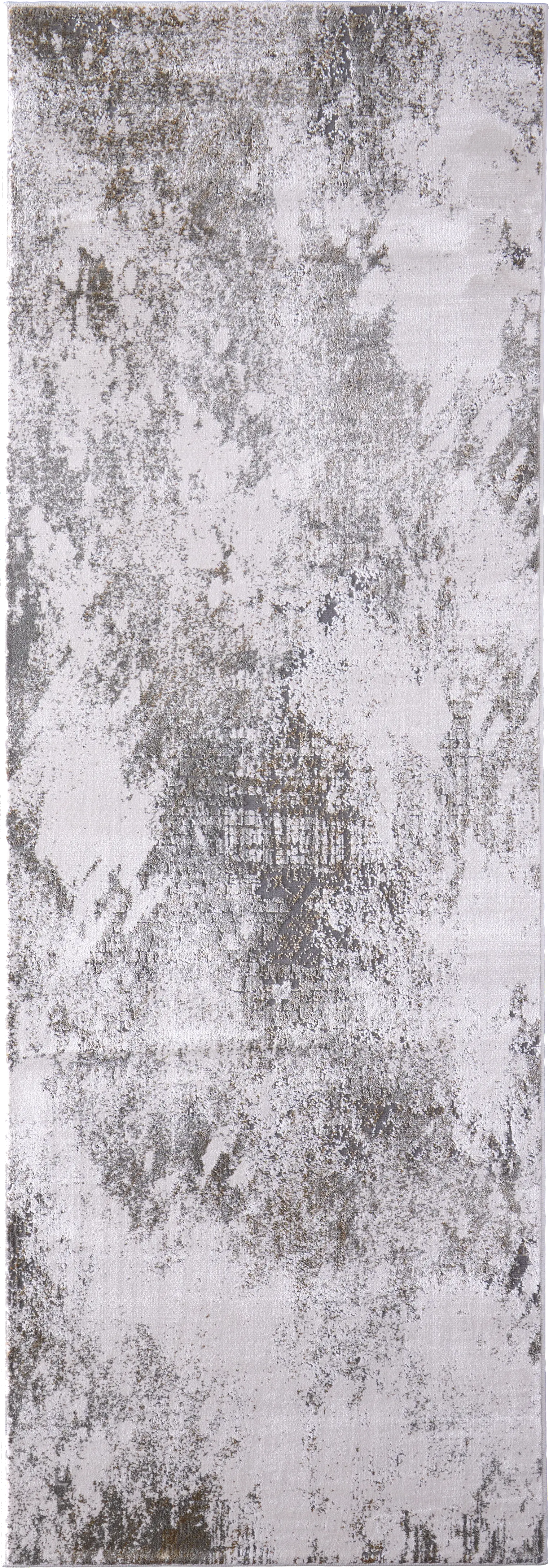 Lallo Silver 2'10 x 7'10 Runner Rug