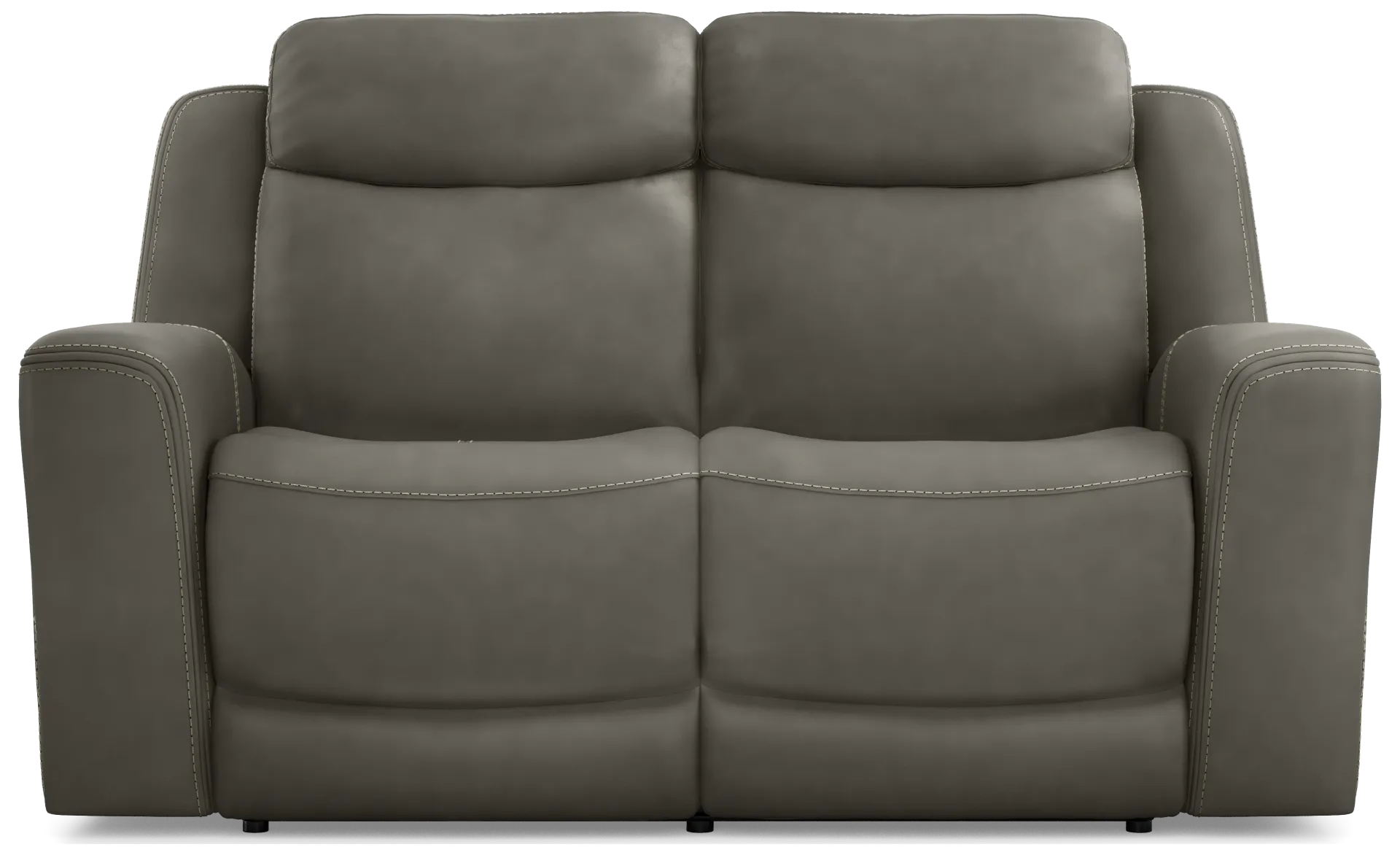 dark gray stationary loveseat