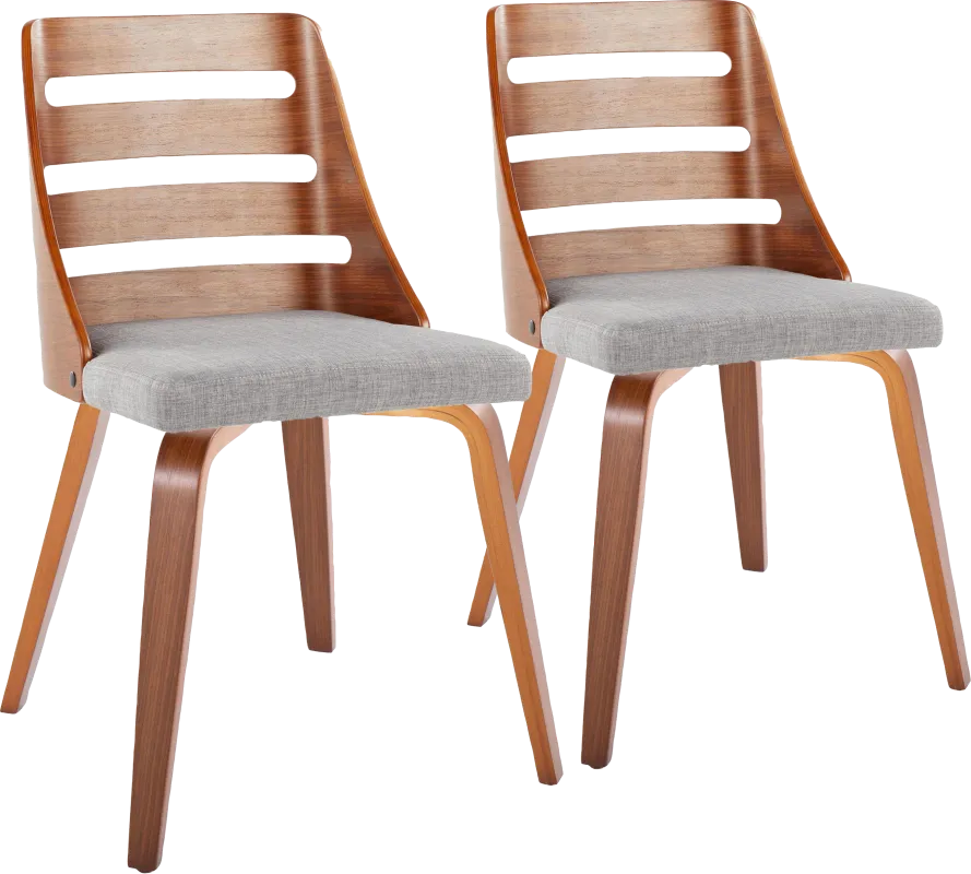 Leaway II Gray Side Chair, Set of 2