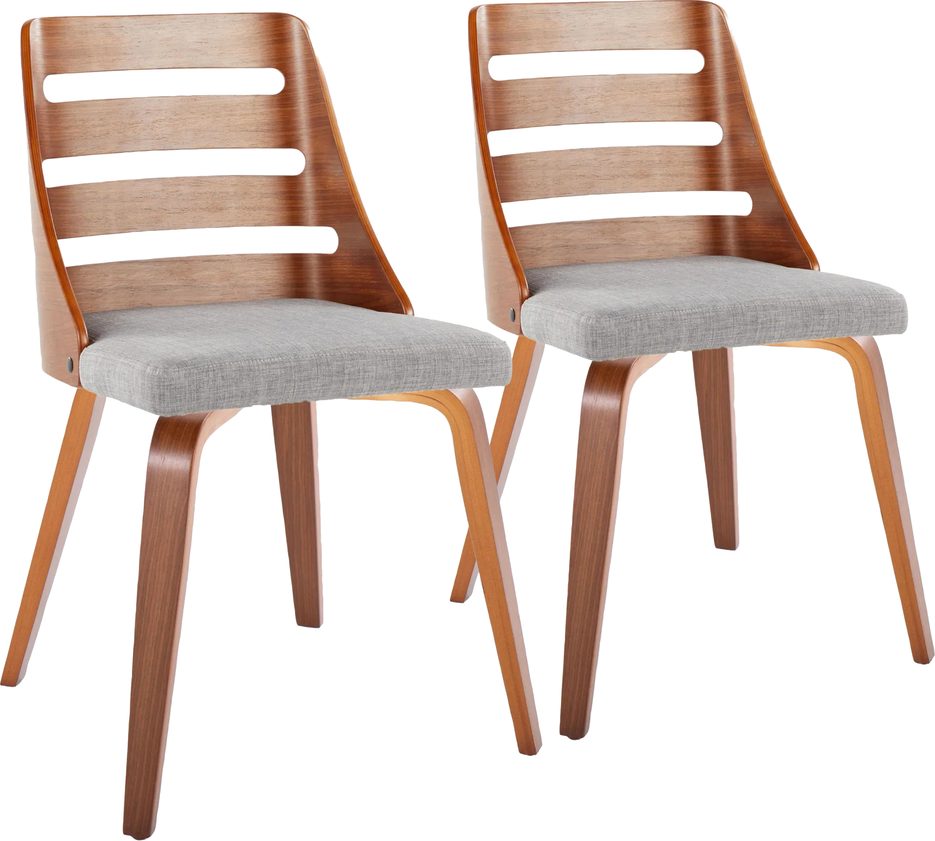 Leaway II Gray Side Chair, Set of 2 - Image 1