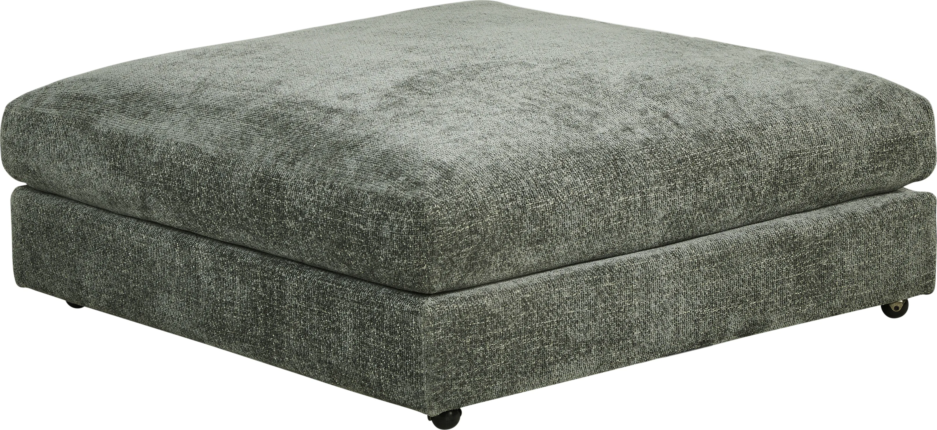 Montecito Charcoal Ottoman - Thumbnail - Image 1