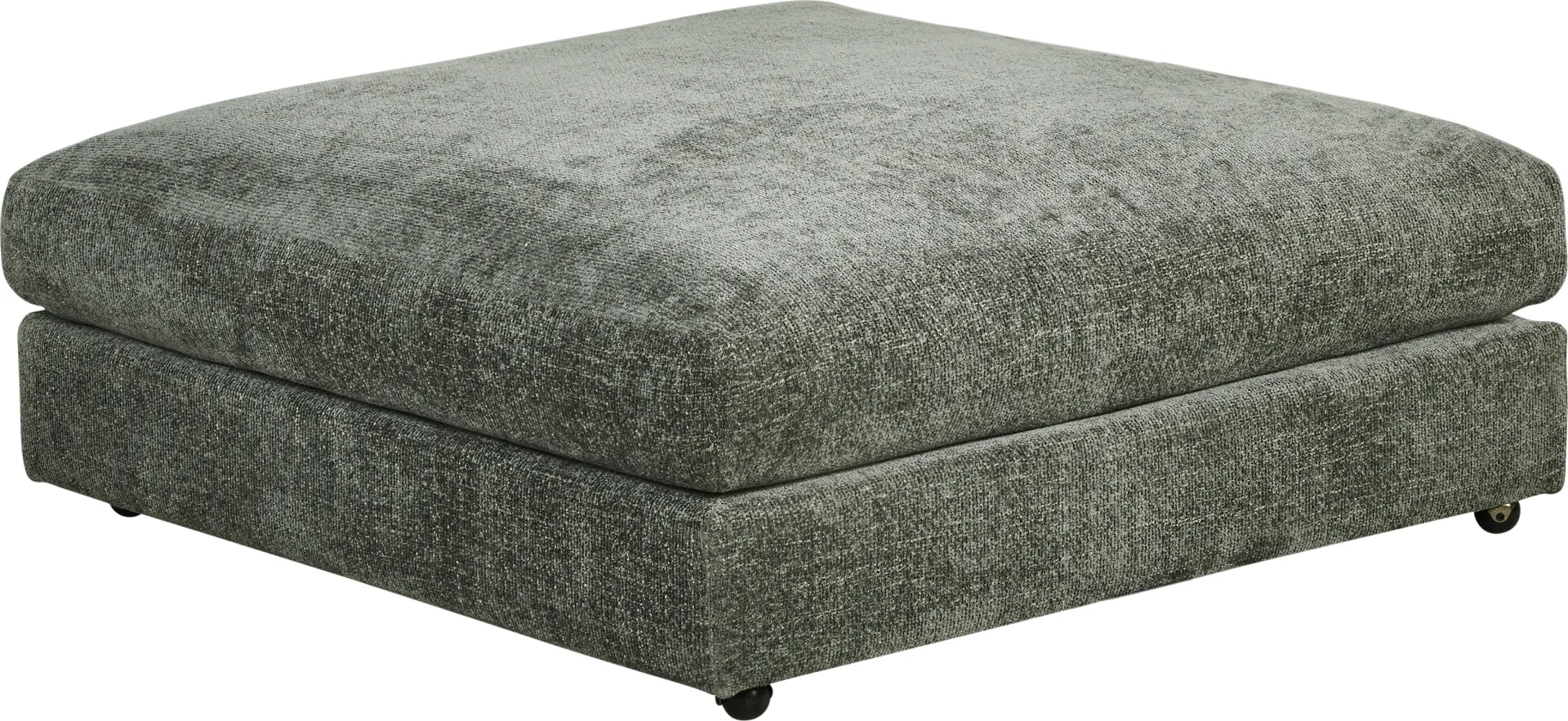Montecito Charcoal Ottoman - Image 1