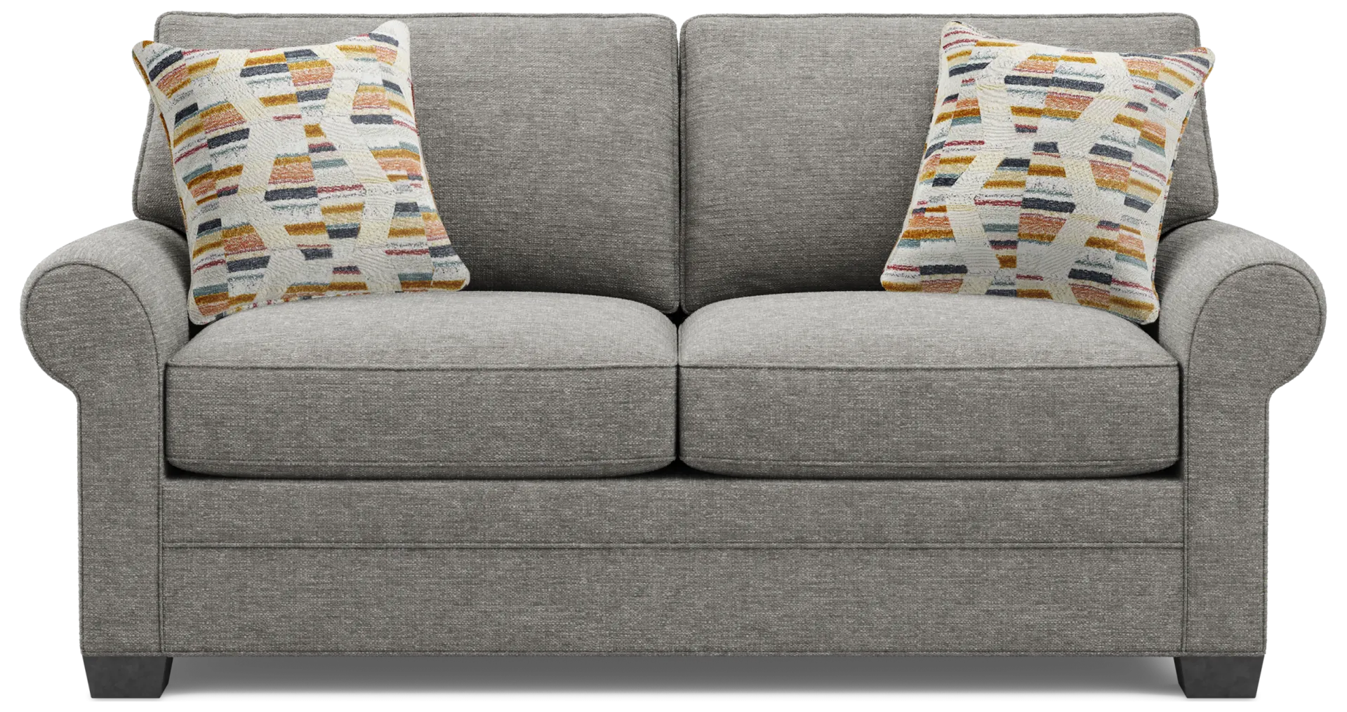 gray loveseat