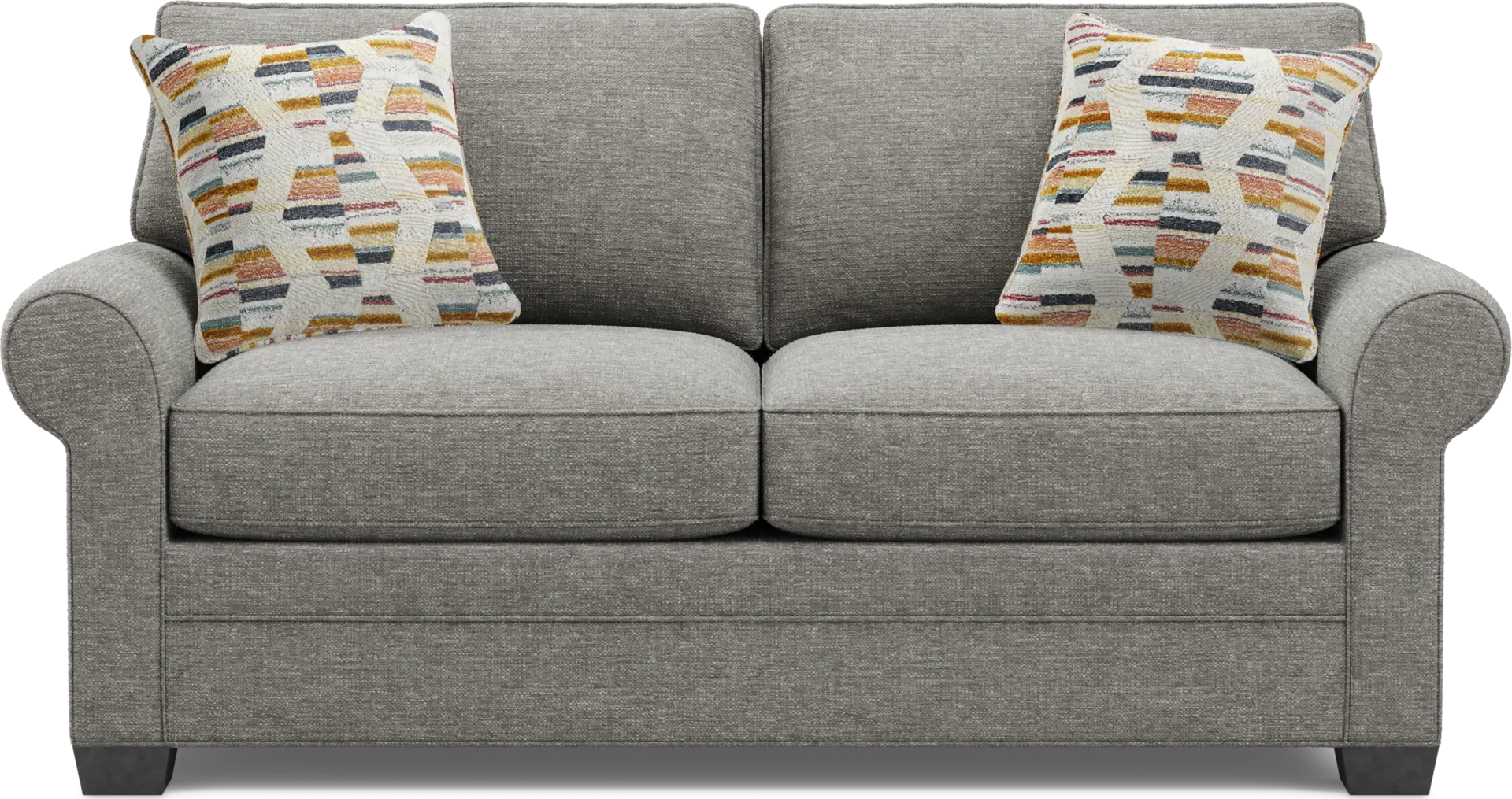 Bellingham Gray Textured Sleeper Loveseat