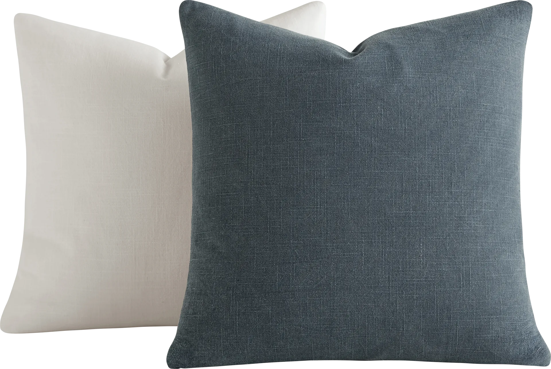 Wolfe Navy/White Accent Pillow Set of 2 - Image 1