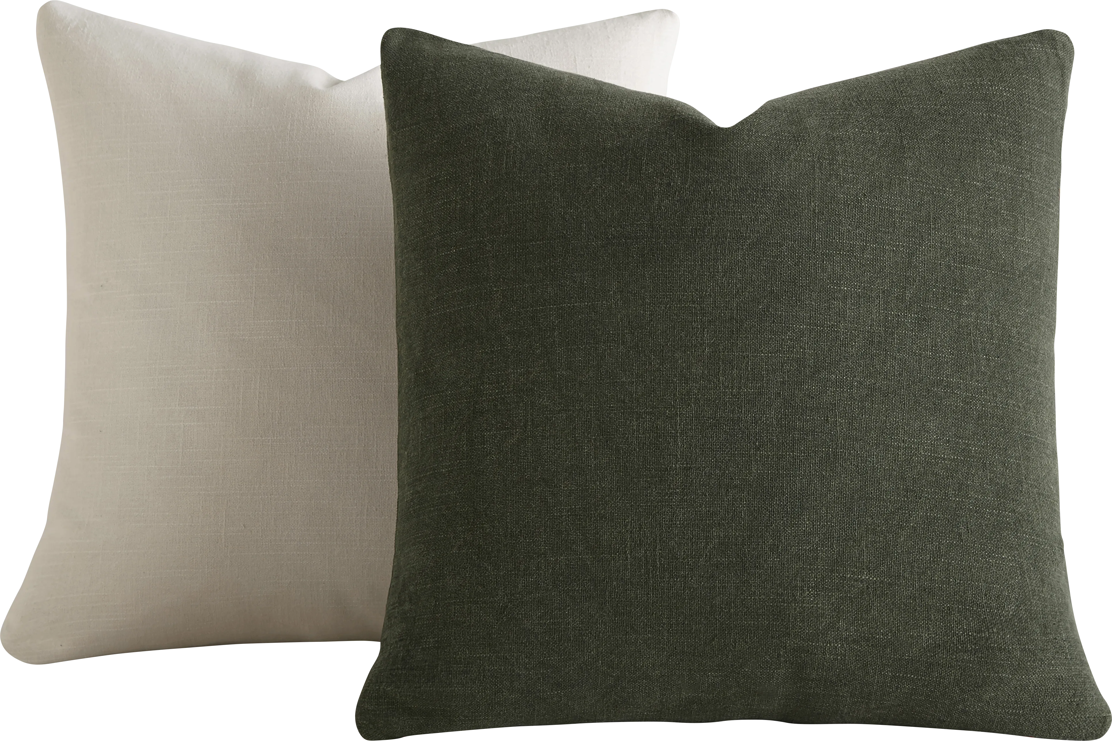 Wolfe Olive/Natural Accent Pillow Set of 2 - Thumbnail - Image 1