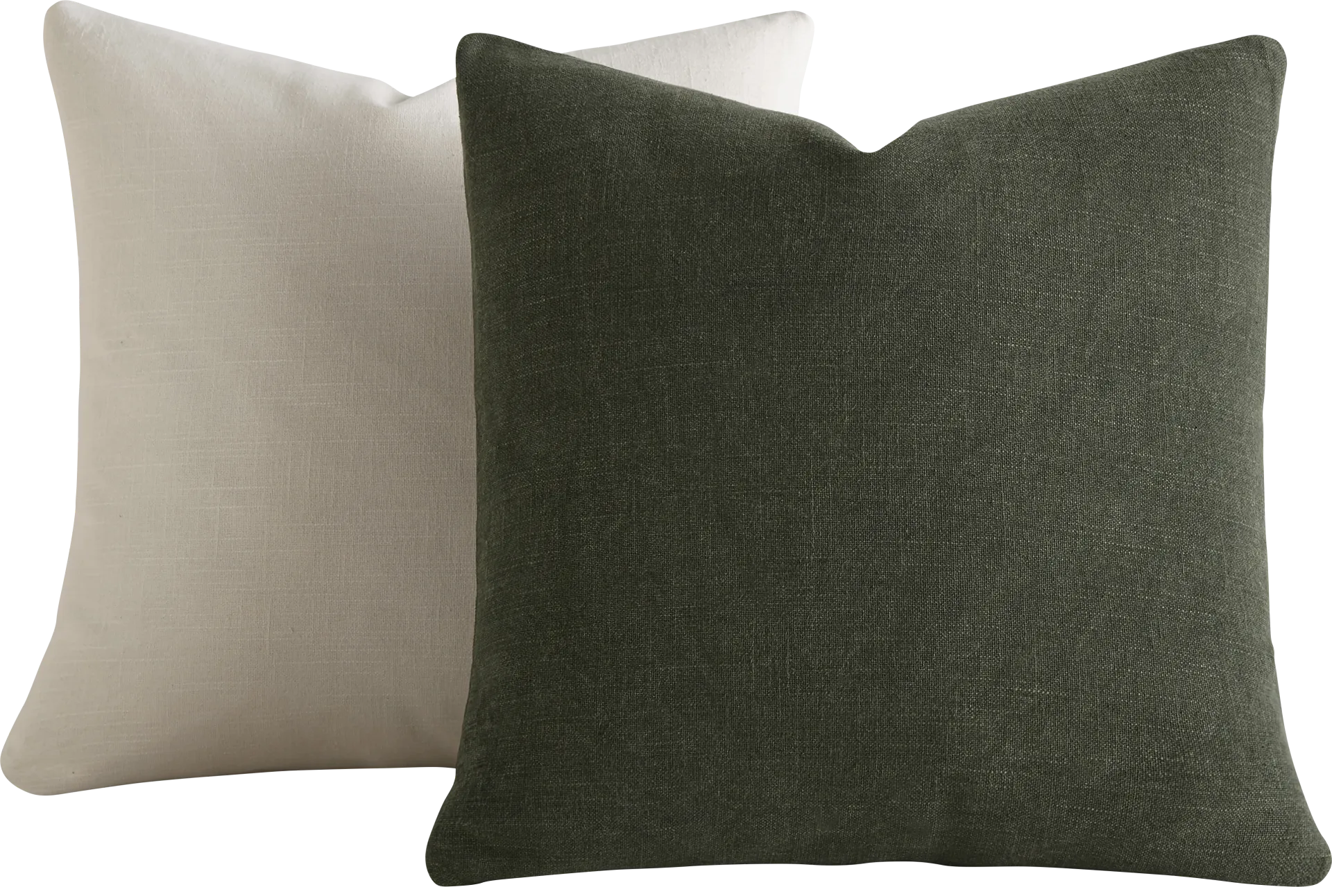 Wolfe Olive/Natural Accent Pillow Set of 2 - Image 1